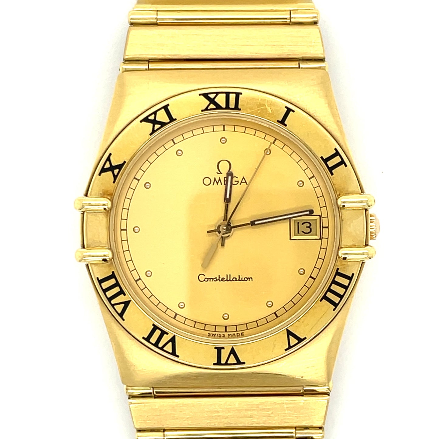 Estate Omega Constellation in 18k Yellow Gold