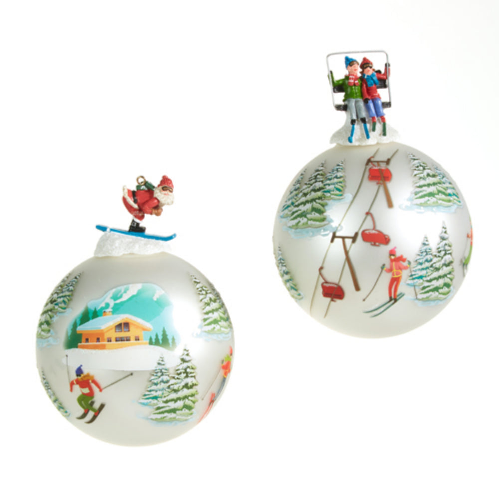 Raz Imports Ski Ball Ornament