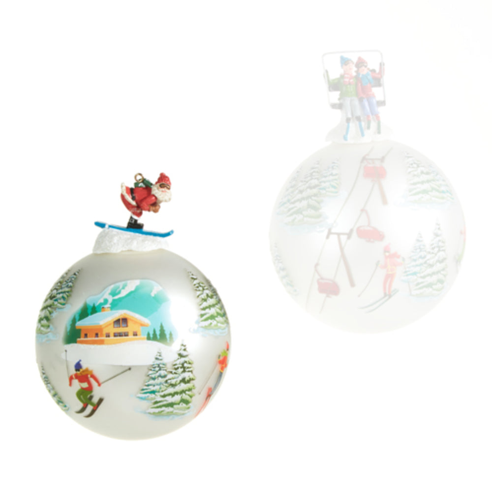 Raz Imports Ski Ball Ornament