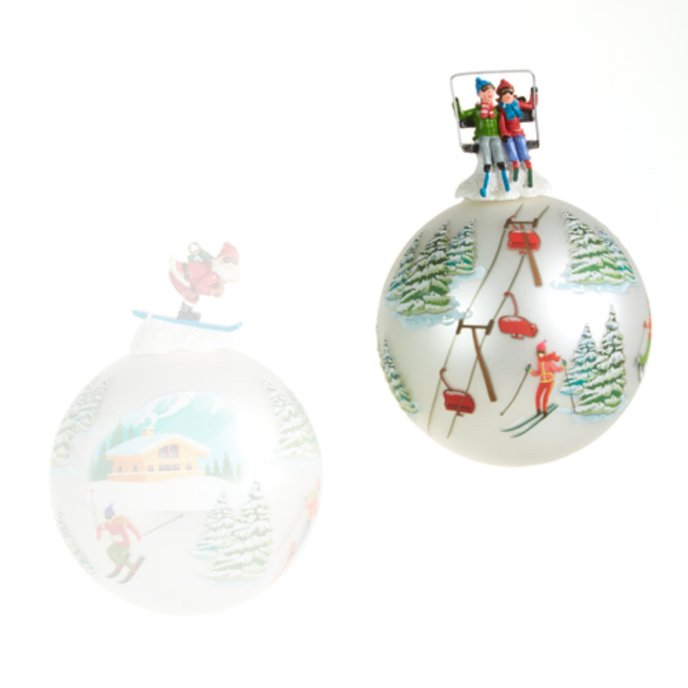 Raz Imports Ski Ball Ornament