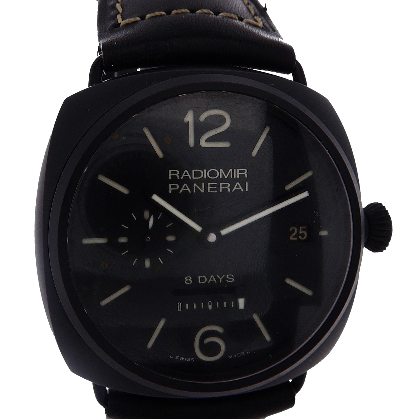 Estate Panerai RadioMir Titanium With Black Ceramic Dial PAM00384