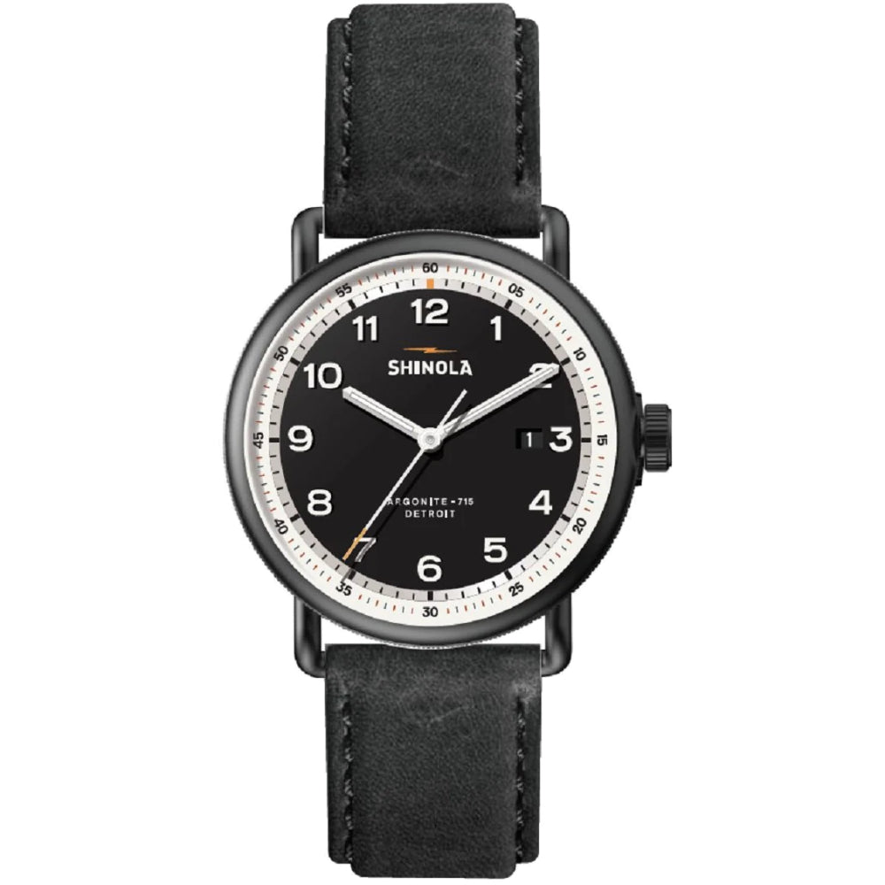 Shinola Canfield Model C56 43mm, Black Dial