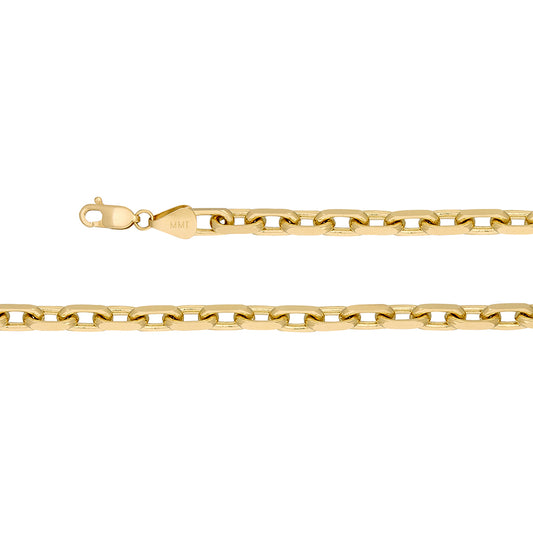 14k Yellow Gold 5.0mm 20" Anchoro Link Chain