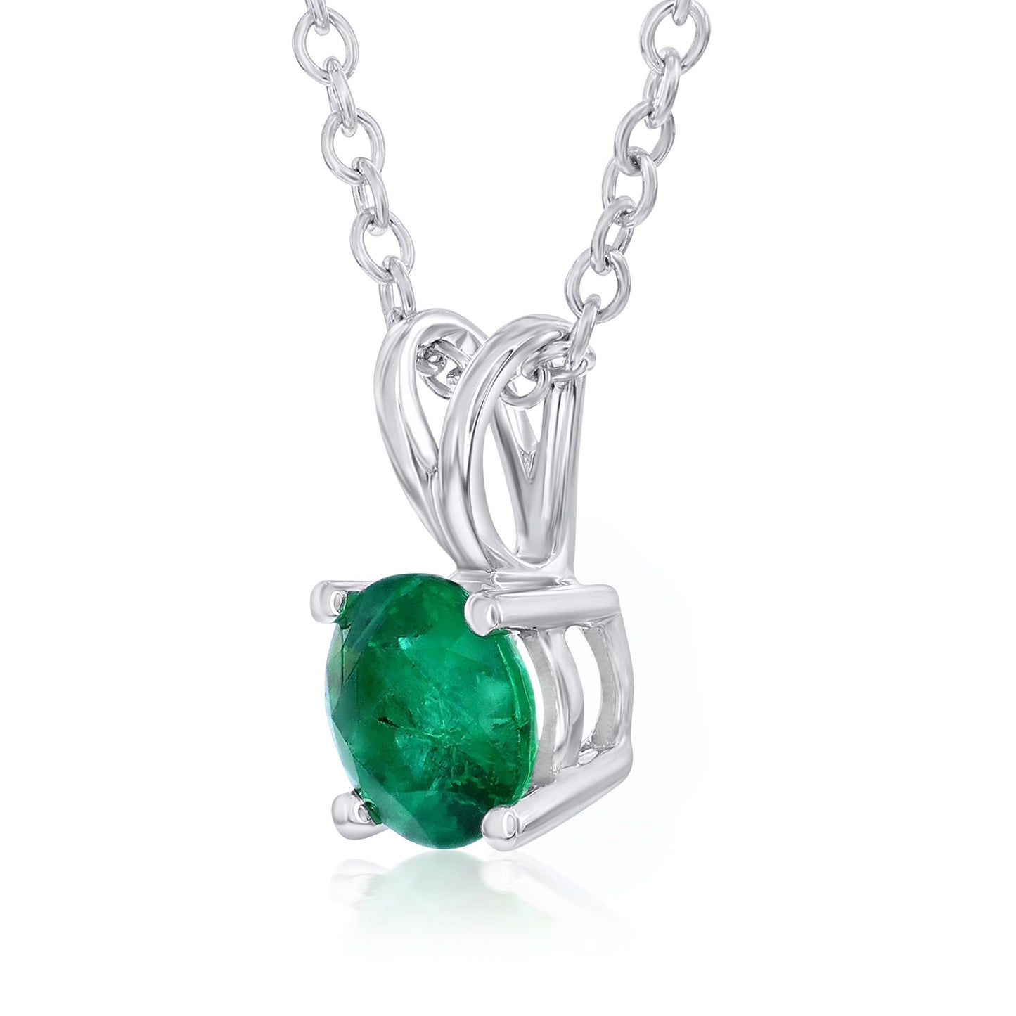 Smyth Jewelers 14k Gold Emerald Pendant Necklace