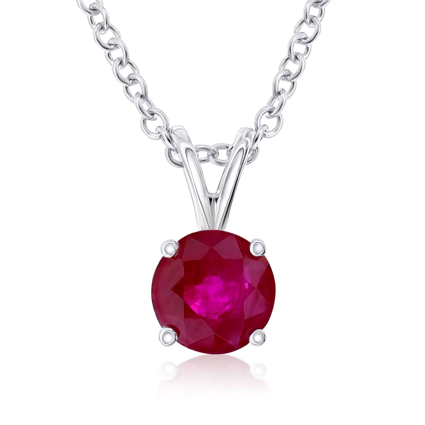 Smyth Jewelers 14k Gold Ruby Pendant Necklace