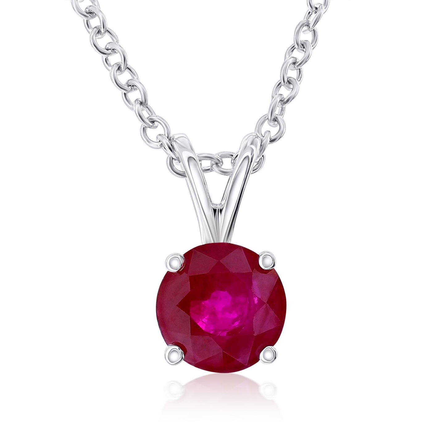 Smyth Jewelers 14k Gold Ruby Pendant Necklace