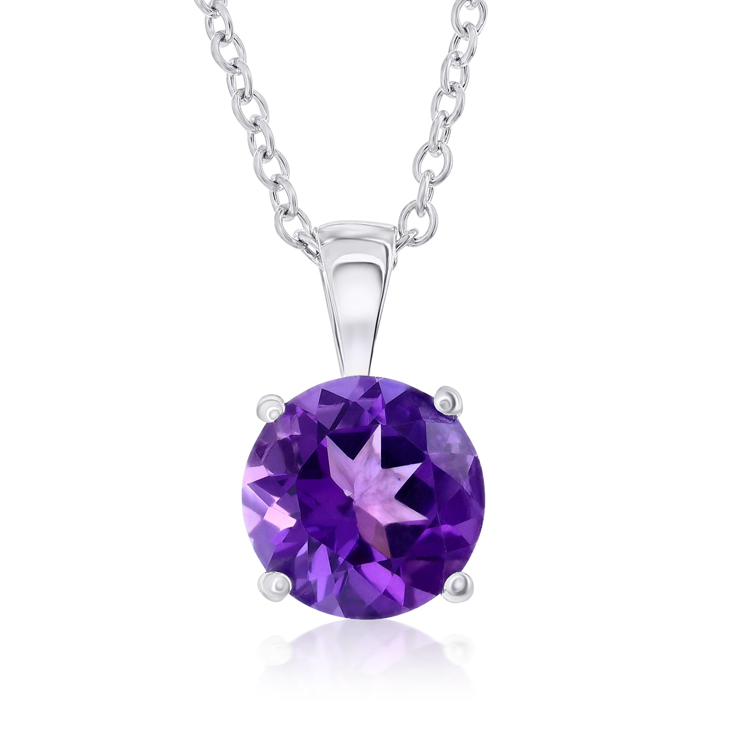 Smyth Jewelers 14k Gold Amethyst Pendant Necklace