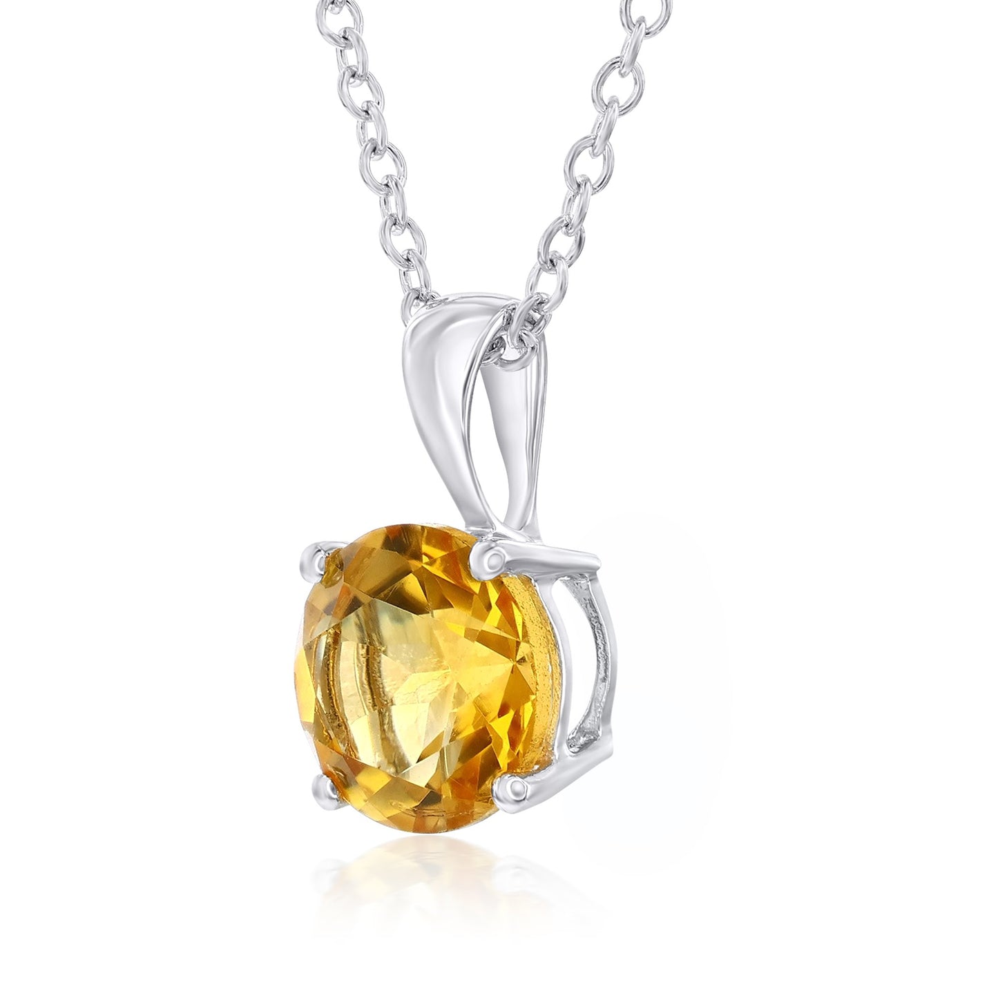 Smyth Jewelers 14k Gold Citrine Pendant Necklace