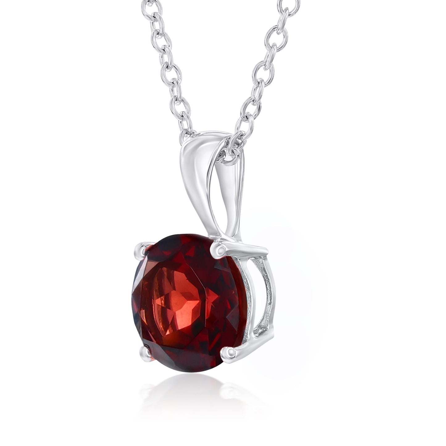 Smyth Jewelers 14k Gold Garnet Pendant Necklace