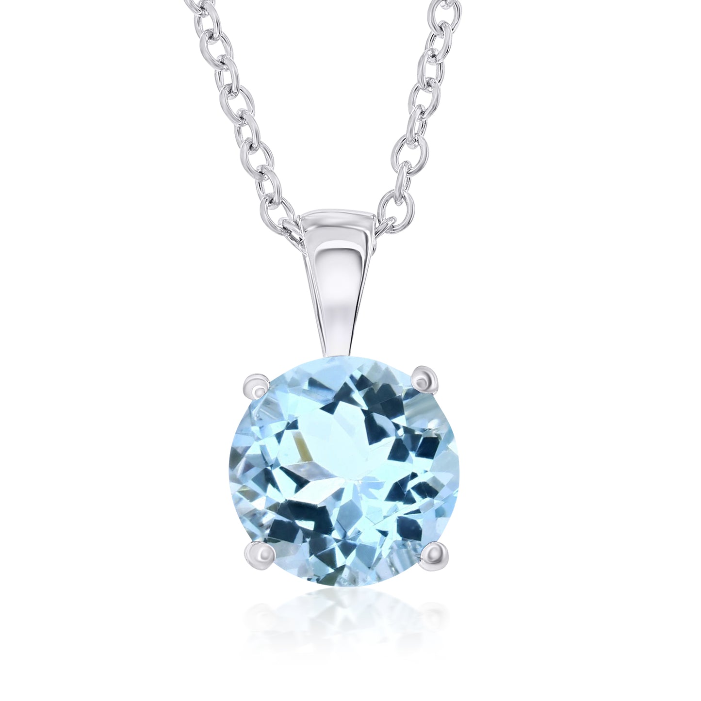 Smyth Jewelers 14k Gold Aquamarine Pendant Necklace