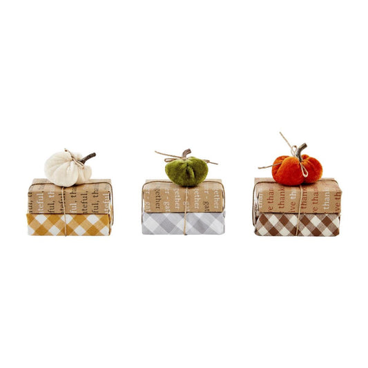 Mud Pie Pumpkin Bar Soap Set