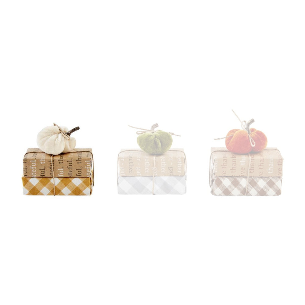 Mud Pie Pumpkin Bar Soap Set