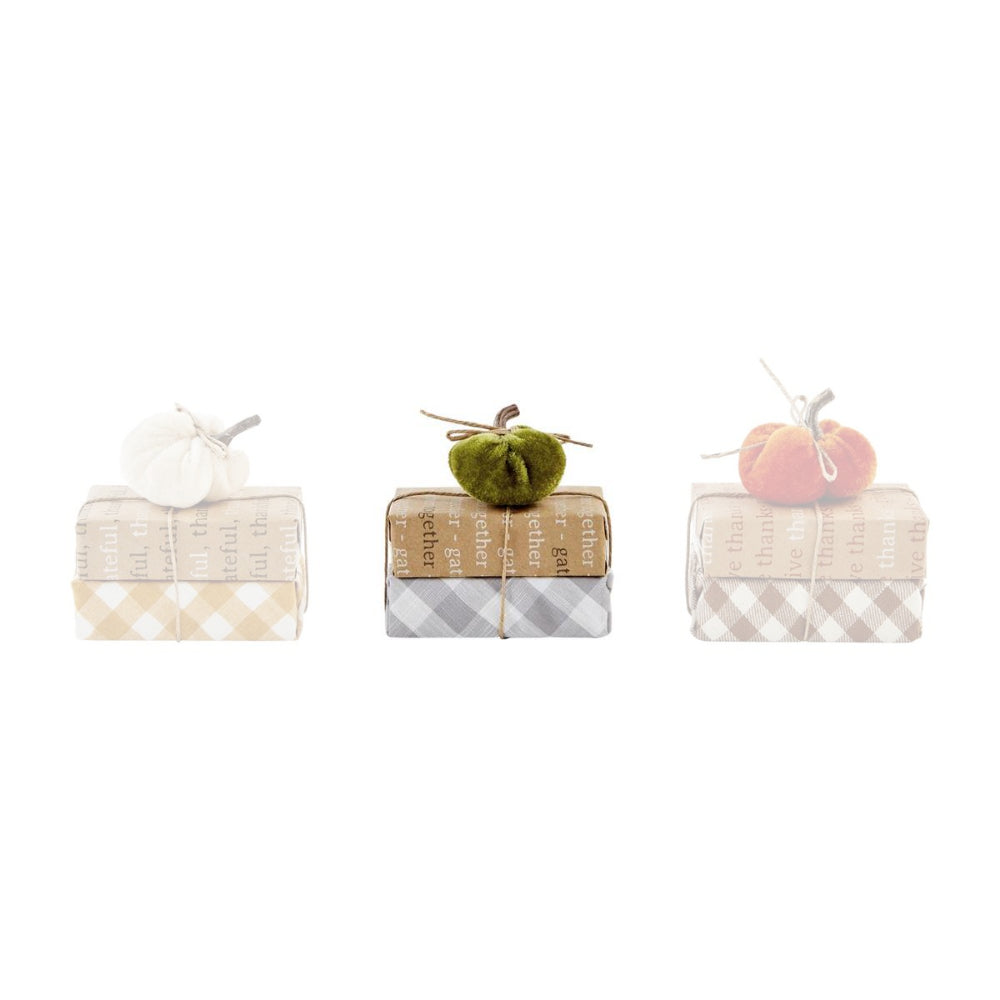 Mud Pie Pumpkin Bar Soap Set