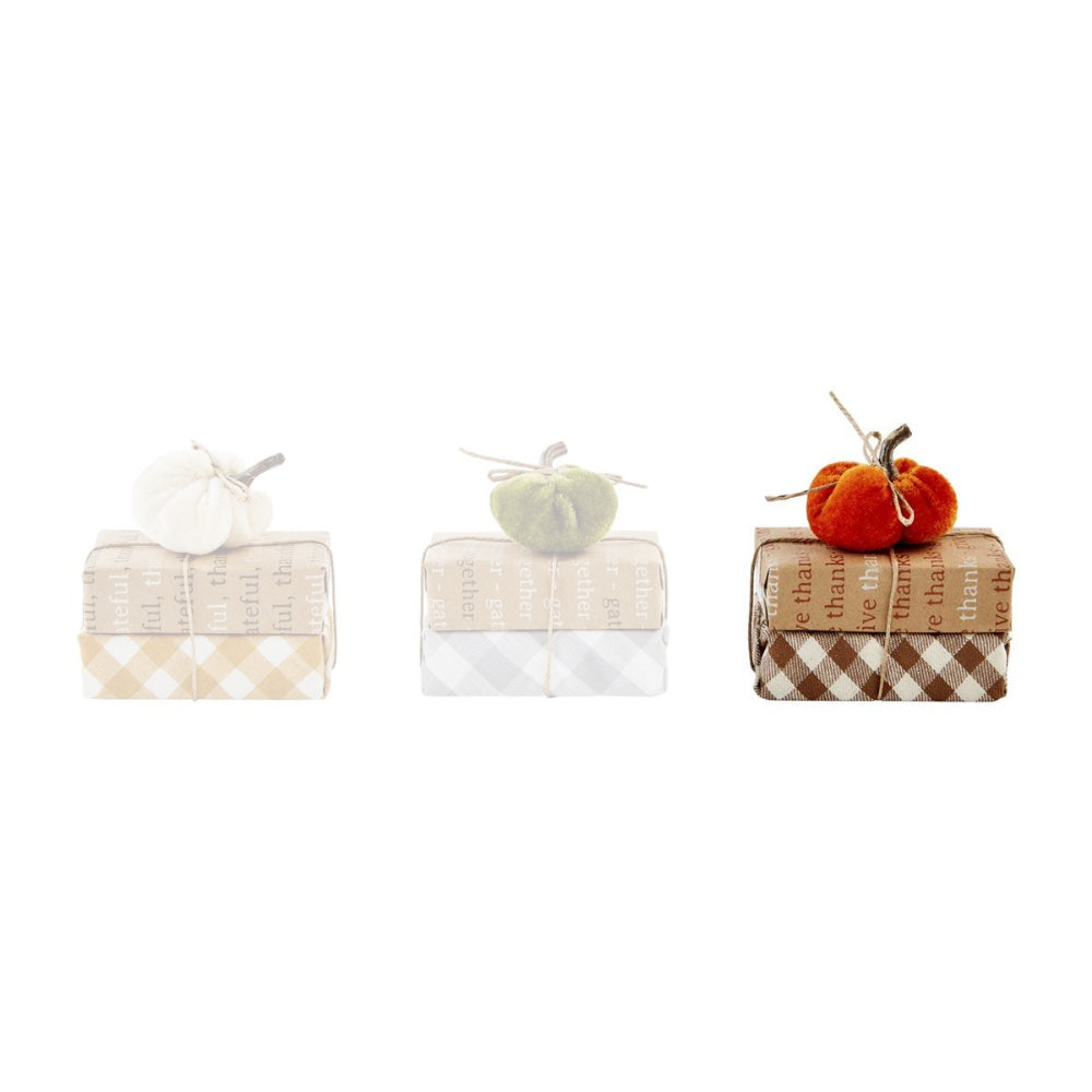 Mud Pie Pumpkin Bar Soap Set