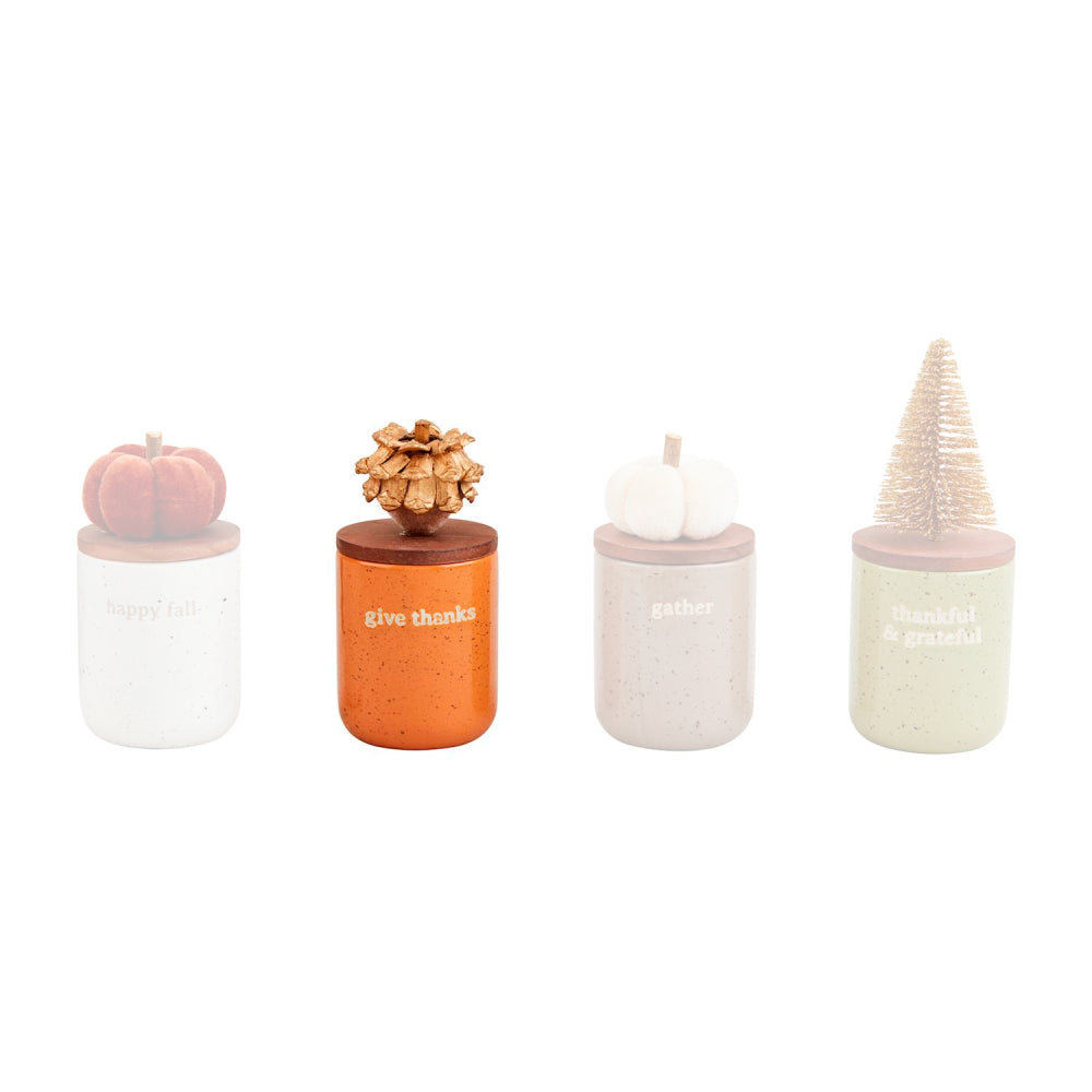 Mud Pie Fall Topper Mini Candle