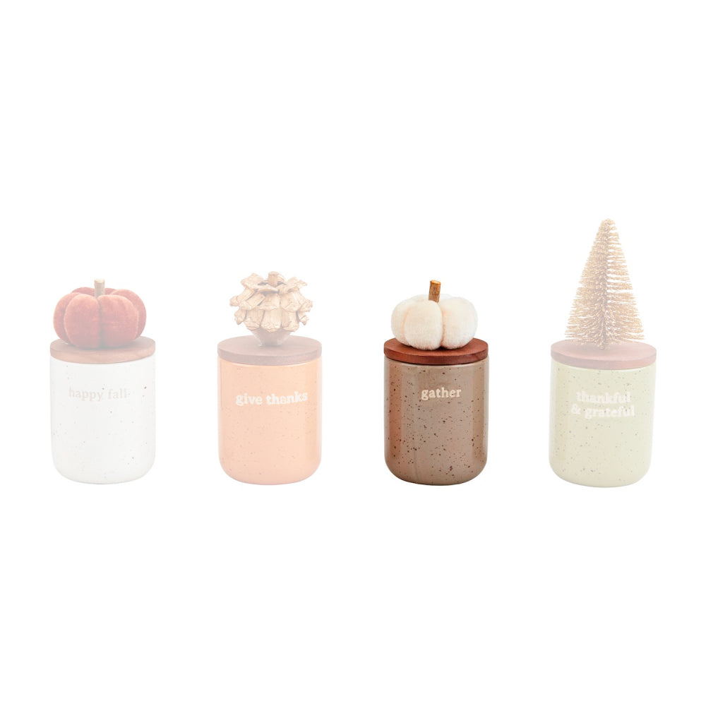 Mud Pie Fall Topper Mini Candle