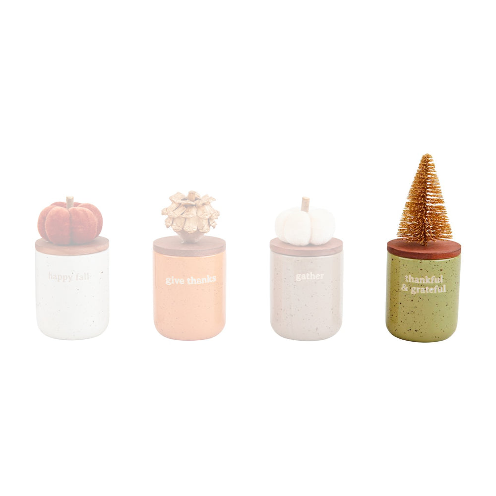 Mud Pie Fall Topper Mini Candle