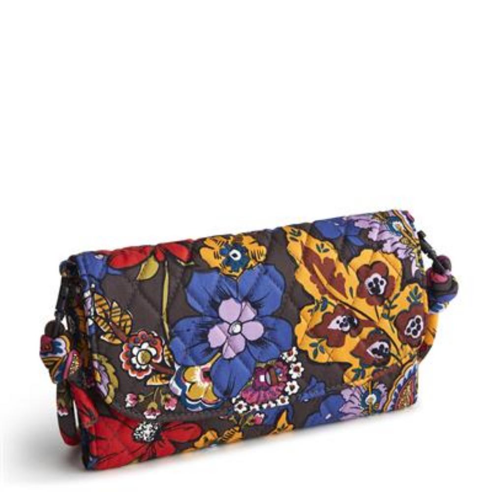 Vera Bradley Wildwood Wallet Crossbody in Cotton Gabardine