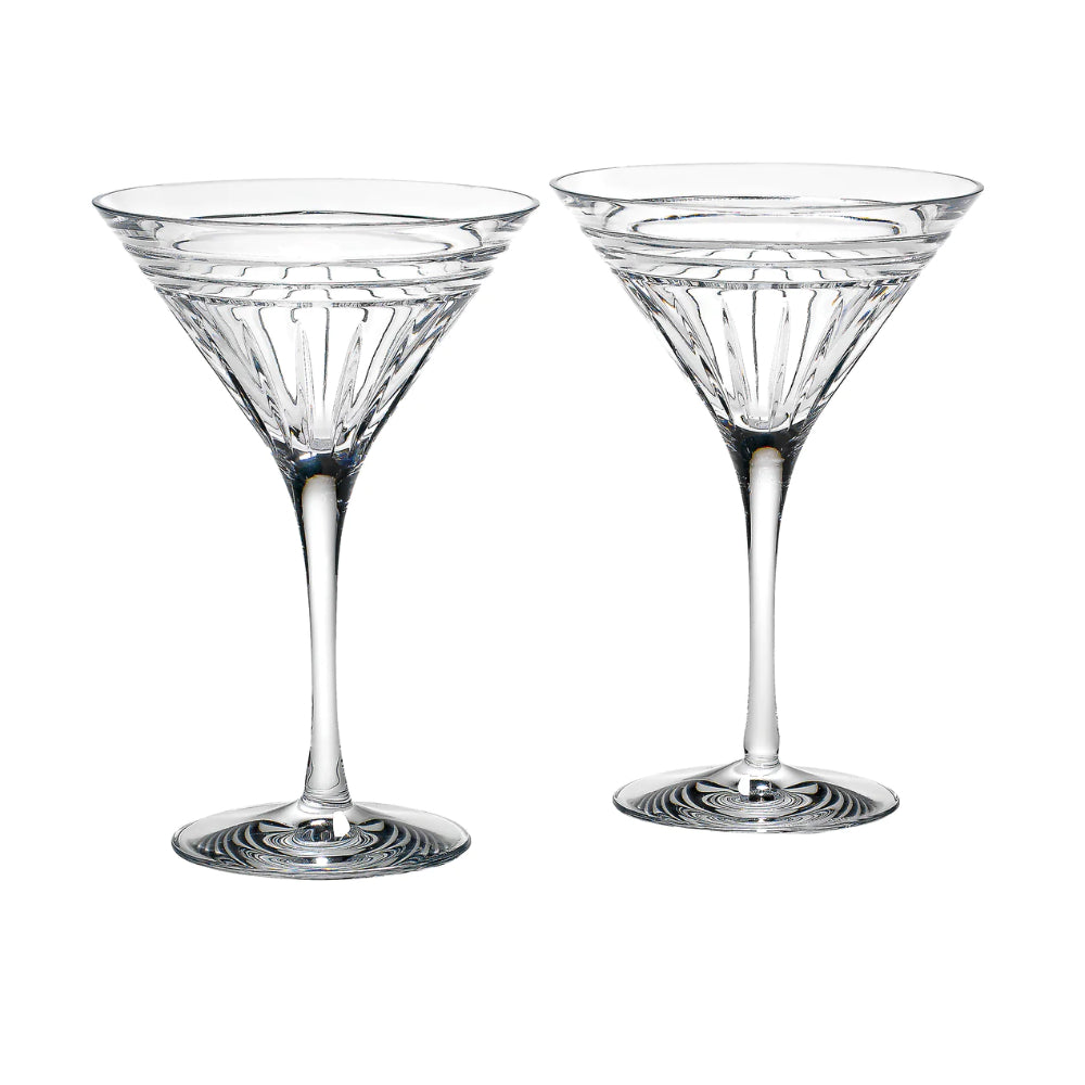 Reed & Barton Soho Crystal 2-Piece Martini Glass Set – Smyth Jewelers