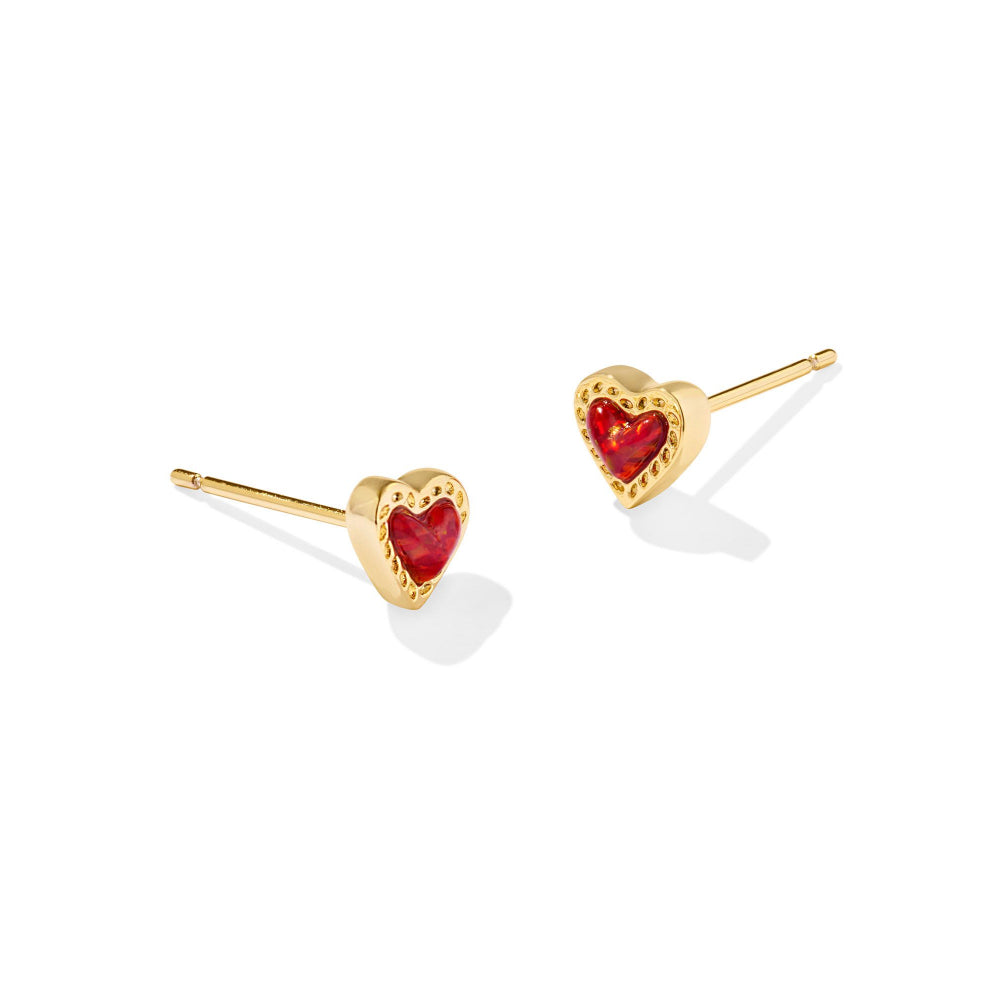 Kendra Scott Mini Ari Heart Stud Earrings