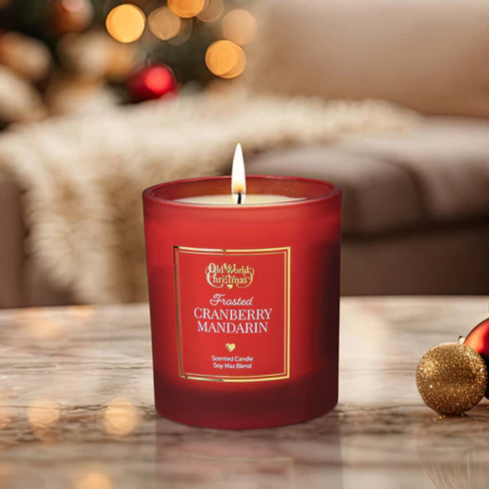 Frosted Cranberry Mandarin Candle