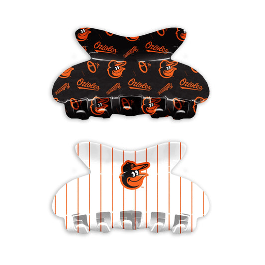 Little Earth Productions MLB Baltimore Orioles Team Hair Claw Set