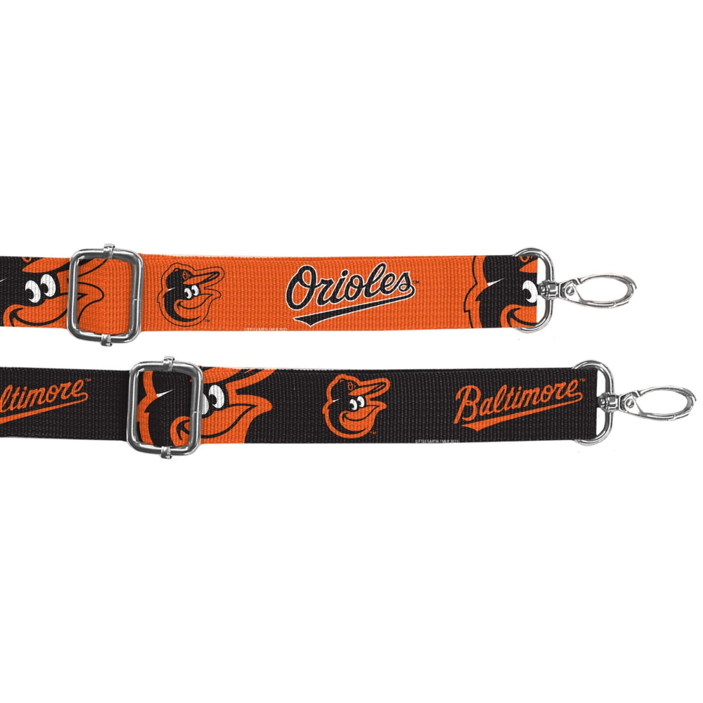 Little Earth Productions MLB Baltimore Orioles Clear Pattern Strap Bag