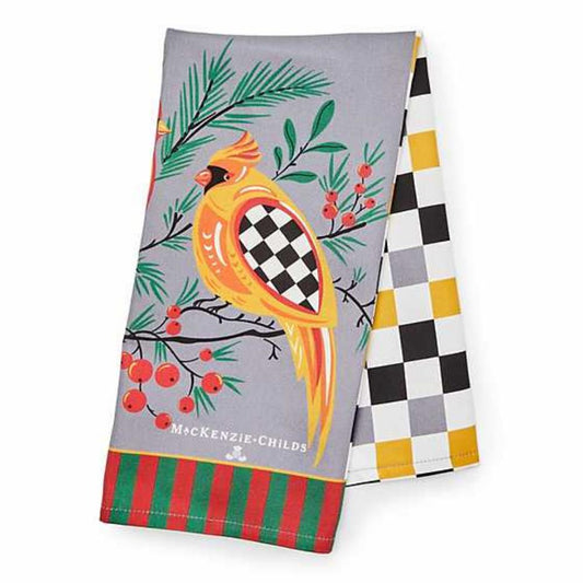 MacKenzie-Childs Holiday Cardinal Dish Towel