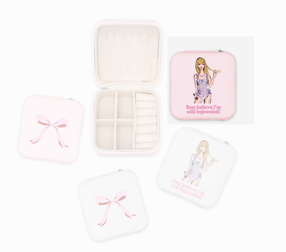 Taylor Swift & Bow Travel Jewelry Case