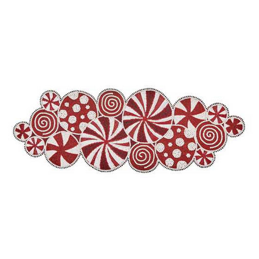 MacKenzie-Childs Peppermint Beaded Runner