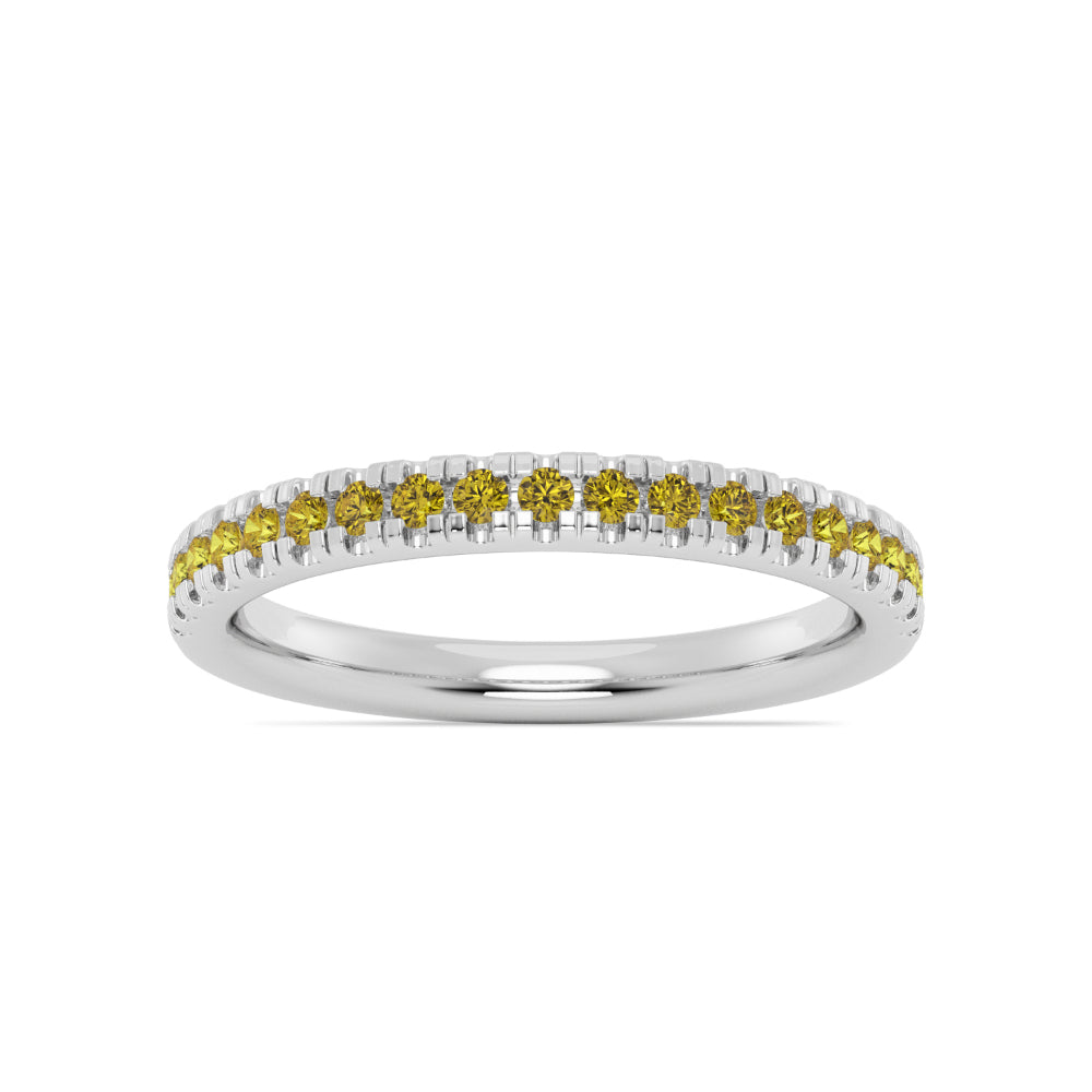 Smyth Jewelers Stackable Pavé Citrine Ring