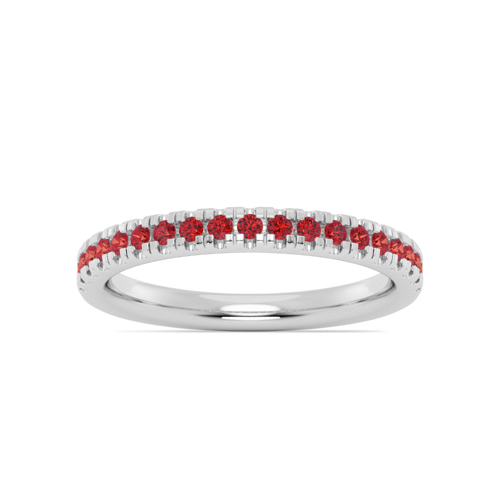 Smyth Jewelers Stackable Pavé Ruby Ring