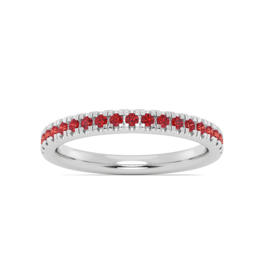 Smyth Jewelers Stackable Pavé Ruby Ring