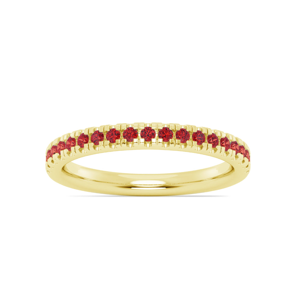 Smyth Jewelers Stackable Pavé Ruby Ring