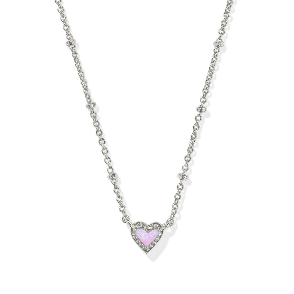 Kendra Scott Mini Ari Heart Satellite Short Pendant Necklace