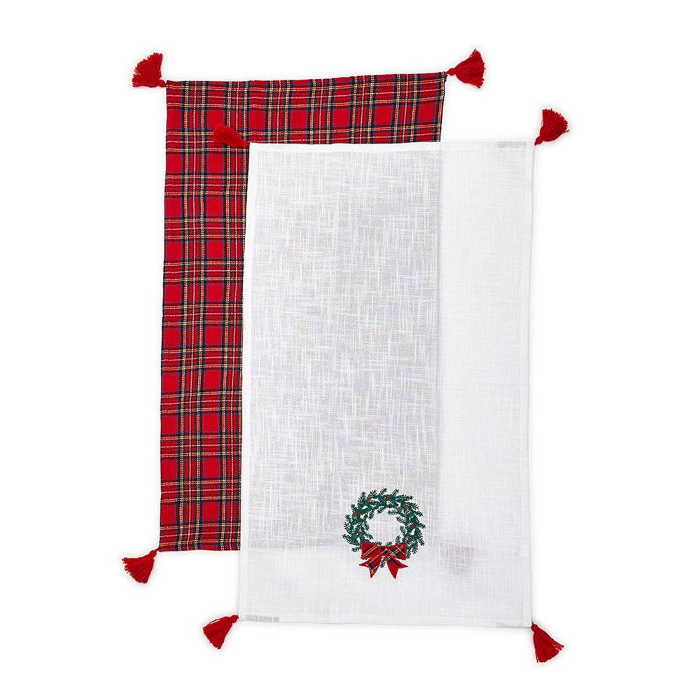 All-Clad Plaid Kitchen Towels In Almond (Set Of 2) - ShopStyle