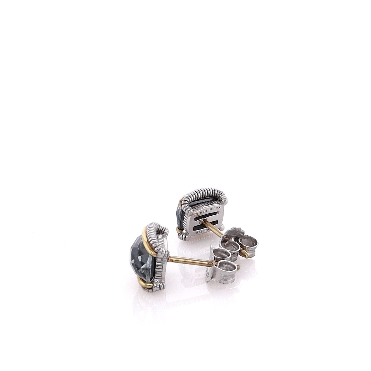 Judith Ripka Eternity Stud Earrings with Stones