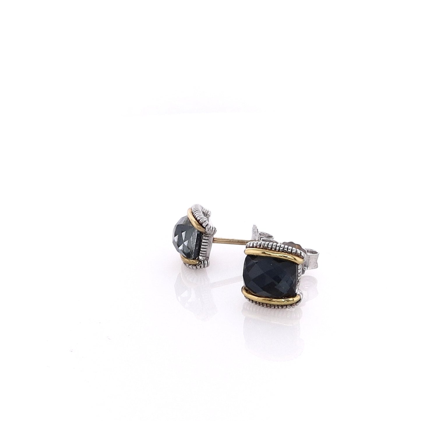 Judith Ripka Eternity Stud Earrings with Stones