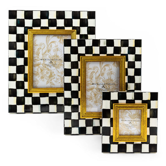 MacKenzie-Childs Courtly Check Enamel Frame