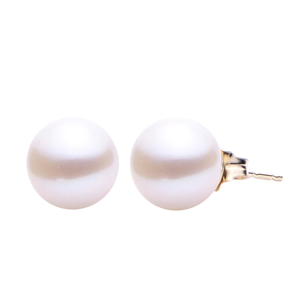 14k Freshwater Pearl Stud Earrings