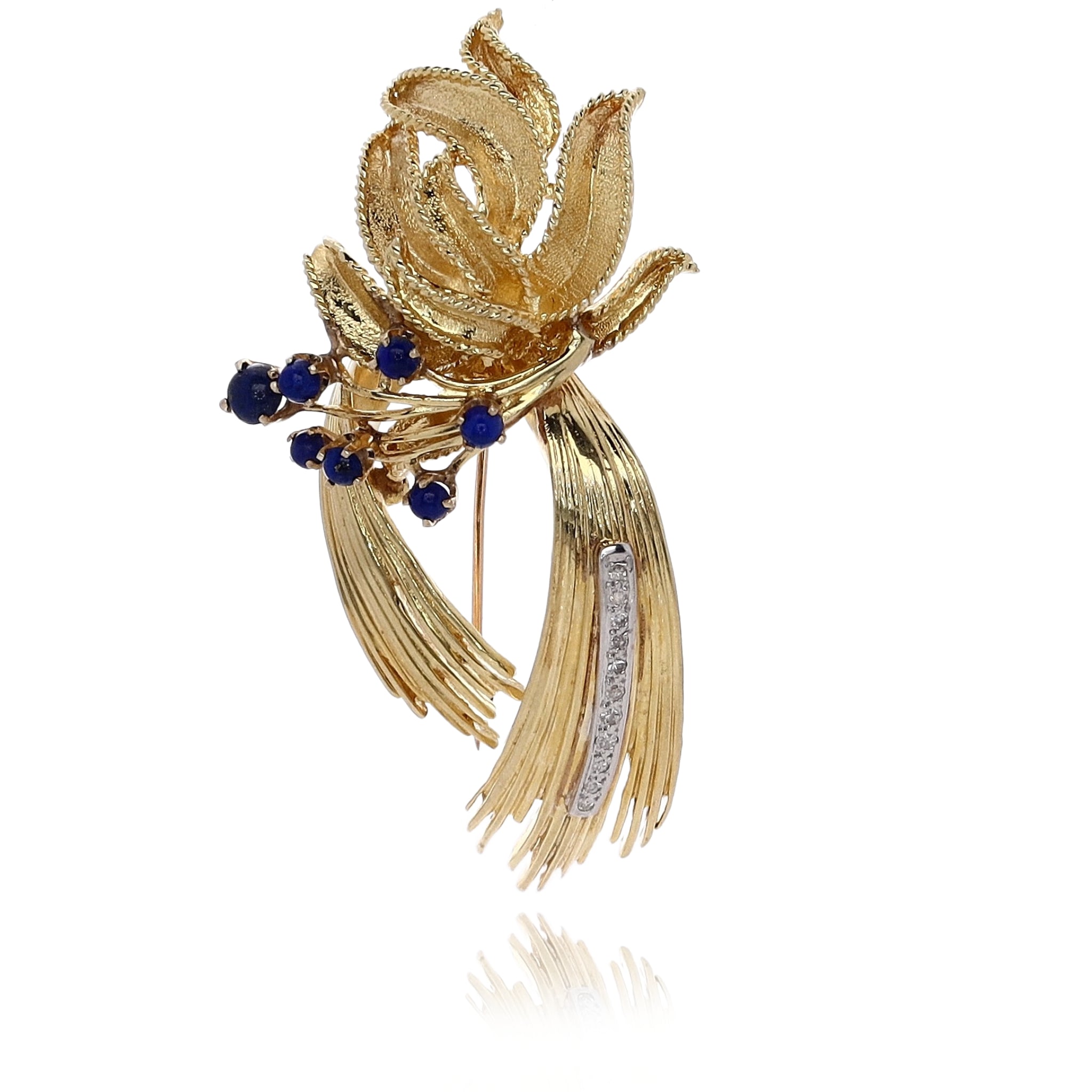 Lapis brooch online