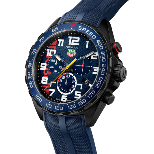 Tag Heuer Formula 1 Chronograph X Oracle Red Bull Racing Watch - Blue Dial