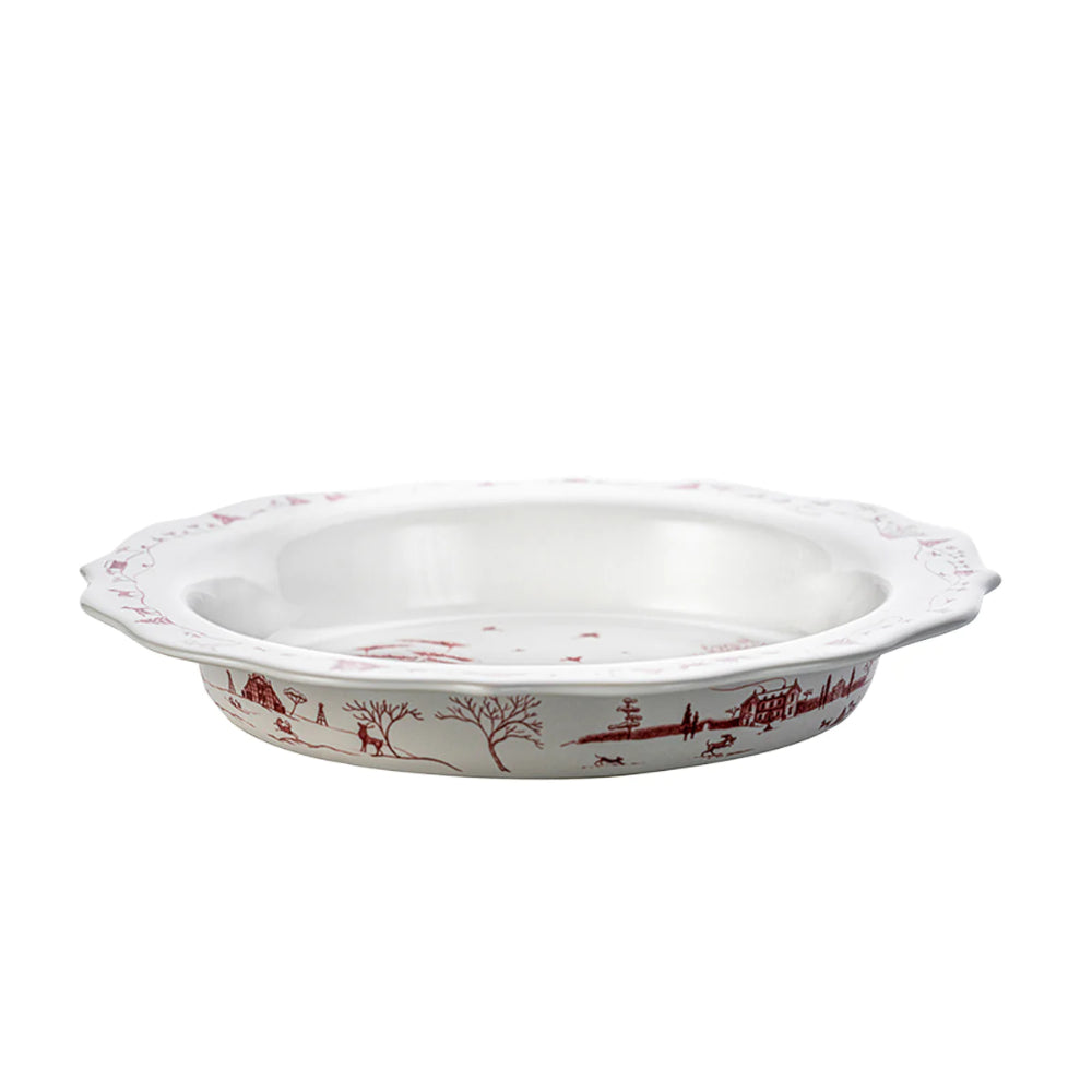 Juliska Country Estate Pie Dish-Winter Frolic