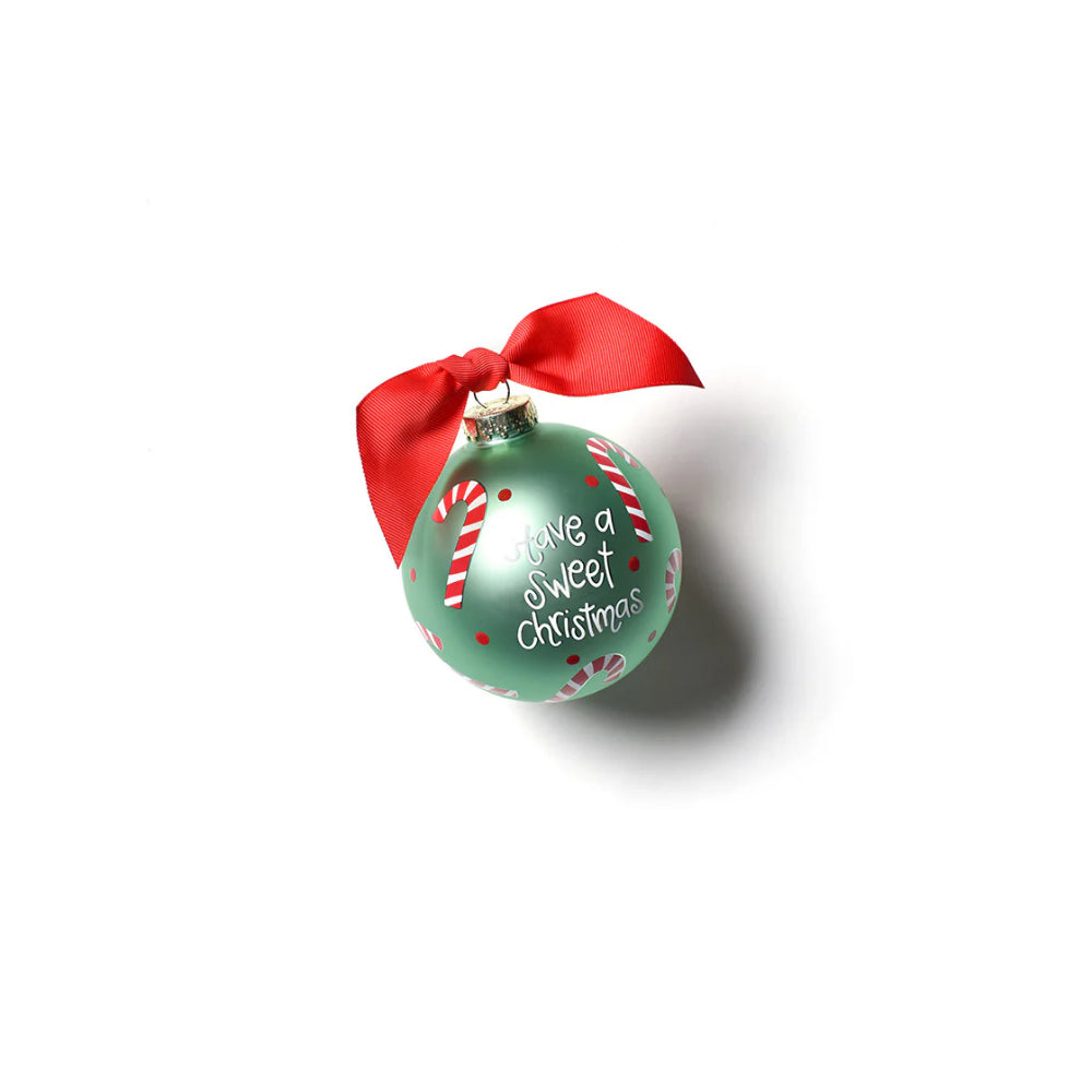 Coton Colors Have a Sweet Christmas 100mm Glass Ornament