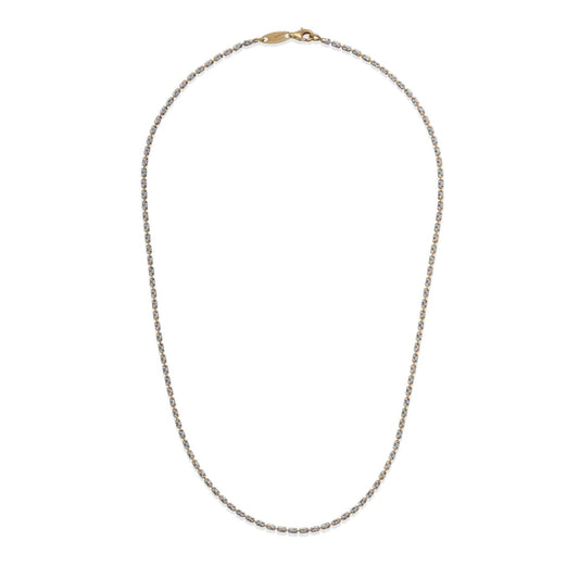 Alice Duo Set of Two Herringbone & Figaro Chain Layering Necklaces - DSF  Jewels