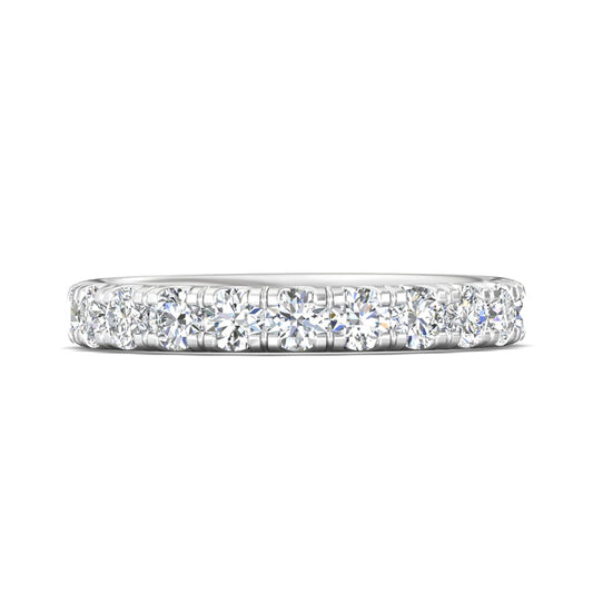 Martin Flyer 14k Signature Micropave Wedding Band