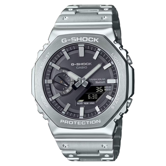 G-Shock Full Metal 2100 Series Solar Watch - Grey Dial