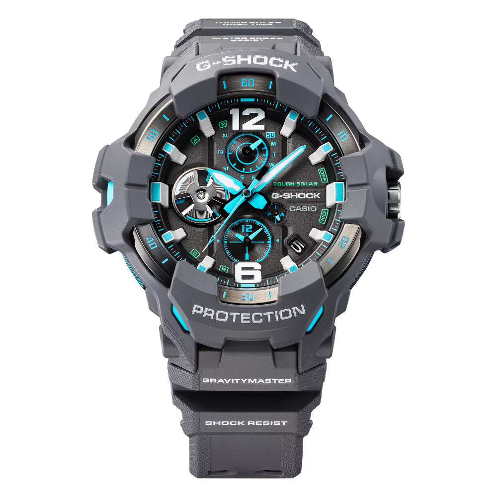 G-Shock Master of G-Air Gravitymaster Solar Grey Resin Watch, GRB300-8A2