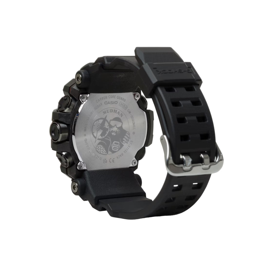 G Shock Master of G-Land Mudman Solar Black Resin Watch, GW9500MEC-1