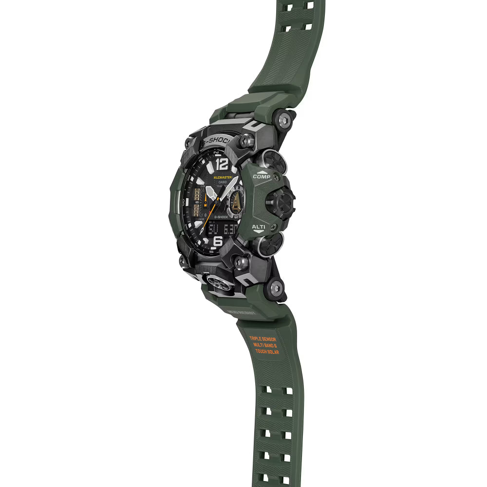 G-Shock Master of G - Land Mudmaster Solar Green Resin Watch, GWGB1000-3A